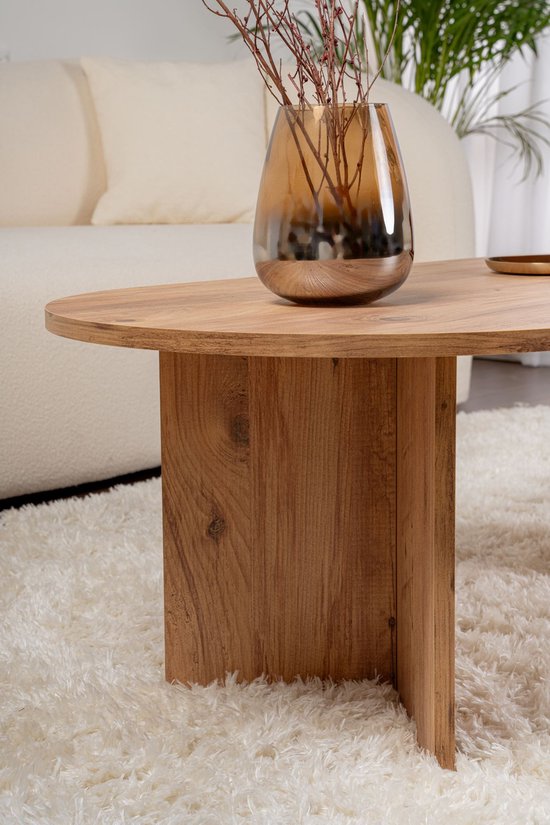 Holz-Couchtisch „Sand“ – 60 x 119 x 40 cm – Atlantische Kiefer