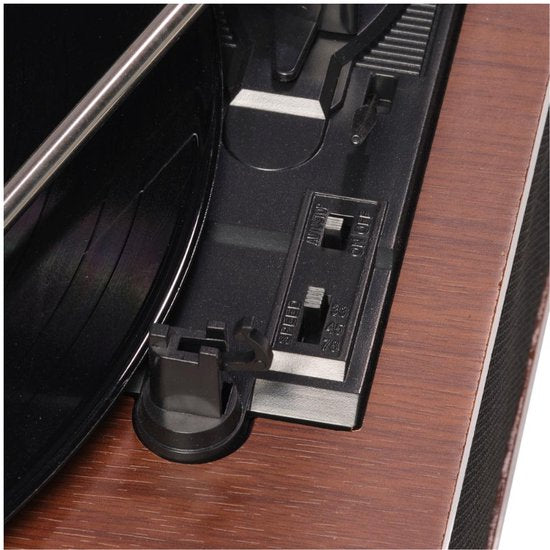 Denver Plattenspieler - Eingebaute Lautsprecher - Retro - Automatische Abschaltung - Bluetooth - VPB262