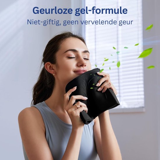 Caresense Migräne-Maske - Migräne-Mütze - Kopfschmerz-Maske - Wärme- und Kältetherapie - Wärme-/Kältepackung - 600 Gramm