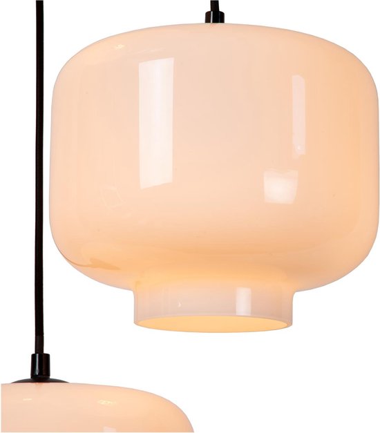 Lucide MEDINE - Hängeleuchte - Ø 46 cm - 3xE27 - Opal