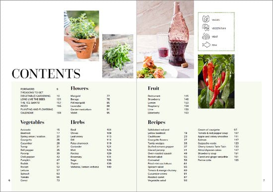 Anbauen, kochen und essen (Englisch)