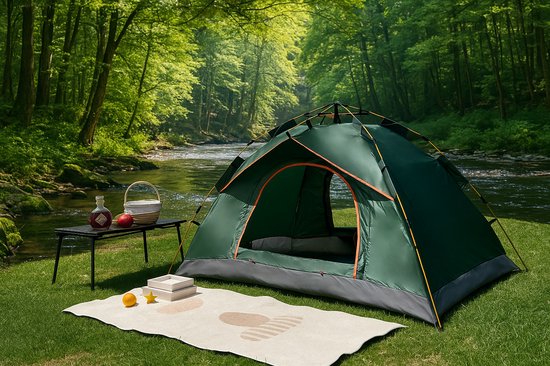 VDD - Pop-up Zelt - Pop-up Zelt 1 Person - Zelt - Pop-up Zelt wasserdicht - 200x150x110 - 1 Person - grün