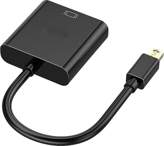 GarpexÂ® Mini DisplayPort zu VGA Adapter - Mini DP zu VGA Kabel - 1080p HD Auflösung - Schwarz