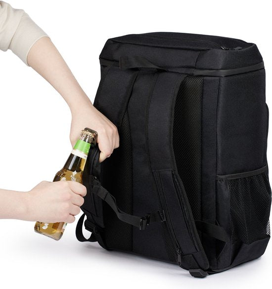 Cool Backpack Large 30 Liter - Cool Backpack - XXL Cool Backpack für Männer & Frauen - Cool Backpack - Schwarz - Sunflake
