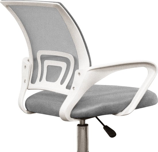 VDD Bürostuhl - grau/weiß - ergonomisch - höhenverstellbar