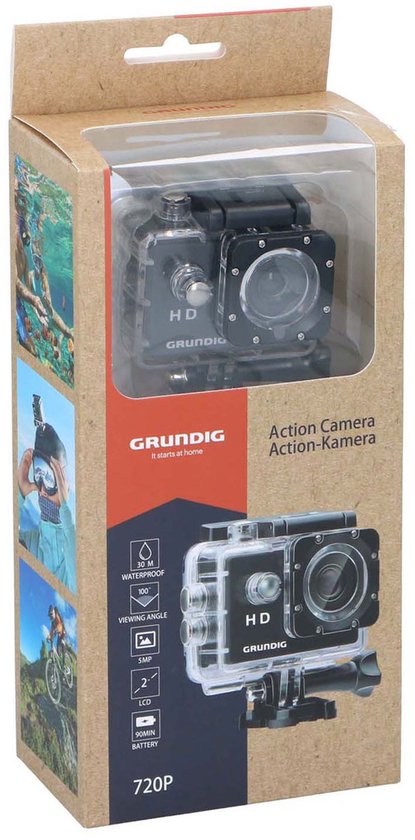 Grundig Action Cam HD 720p - Kunststoff