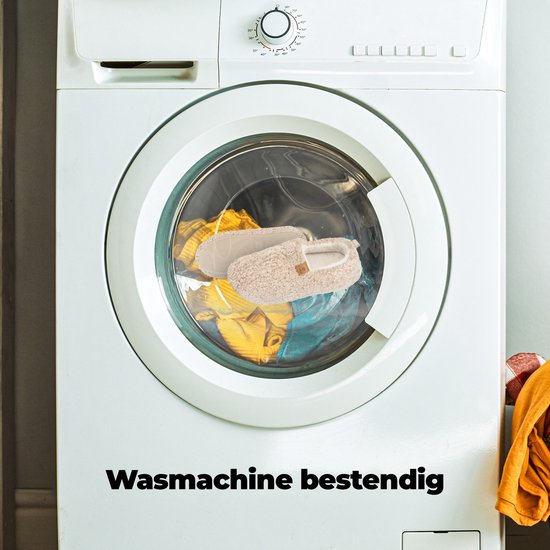 Hausschuhe Damen - Hausschuhe - Größe 38/39 - Khaki - Rutschfest - Comfeet