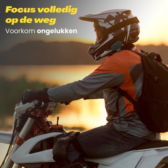 Motorradhelm-Bluetooth-Headset – mit Mikrofon für den Helm – wasserdicht – universelle Passform