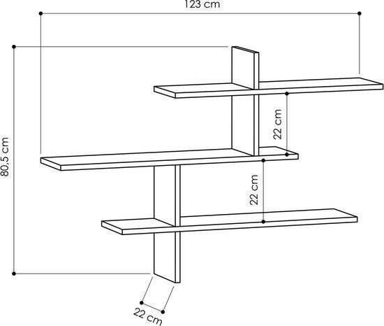 Woody Fashion Wallboard | 18mm Dicke | 123cm Breite | Eiche
