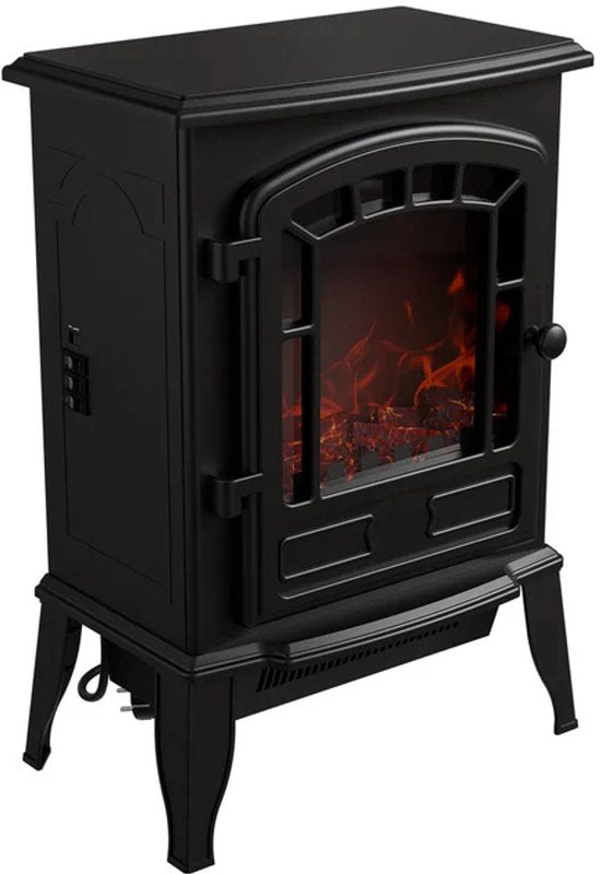 Elektrischer Kamin - Inkl. Flammeneffekt - Schwarz