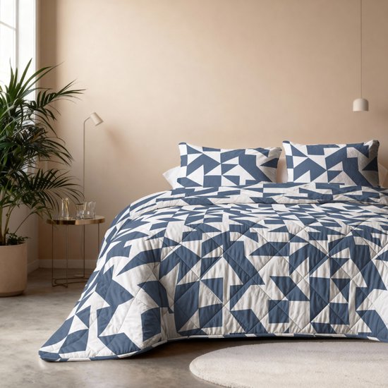Dekbed-Discounter – Sleeptime Lazy waschbare Bettdecke 140 x 200 cm – Inklusive 1 Kissenbezug – Waschbar bei 40 Grad – Ganzjahres-Bettdecke – Mado