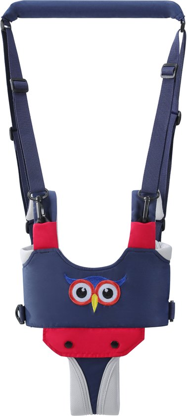 Lauflernhilfe - Verstellbarer Laufgurt zum Laufenlernen - Sicherheitsgurt mit weicher Stütze - Komfortable und hochwertige Materialien - Für Kleinkinder von 9-24 Monaten - Vogel