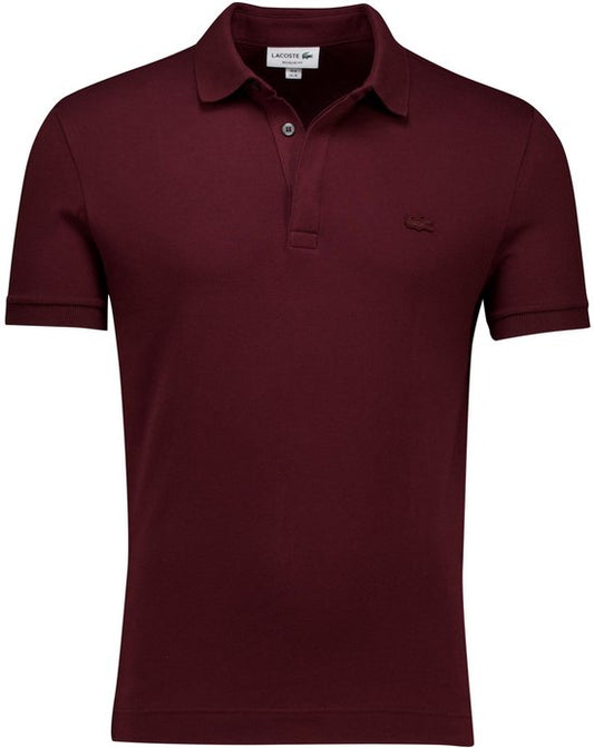 Lacoste Poloshirt kurzarm rot - Größe S