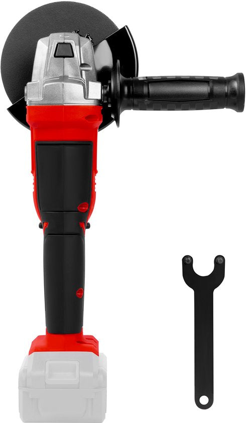 FERM - AX-POWER - AGM1126 - Akku - Winkelschleifer - 125 mm - 20Volt - 8000t/min - Softgrip - Seitlicher Griff an zwei Stellen - Verstellbare Schutzkappe - Sicherheitsschalter - Ohne Akku und ohne Ladegerät - Geeignet für AX und FX Akku-Plattform