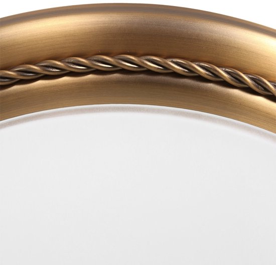 Deckenleuchte Steinhauer Belleron 2785BR Bronze Ø 29 cm mit 2 x E27-Fassungen, aus Glas und Metall, klassisches Design für den Innenbereich