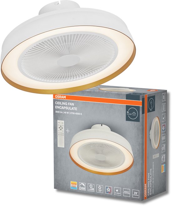 OSRAM HOMELIGHTING Deckenventilator Compact 480 49W Weiß Deckenventilator 49 W