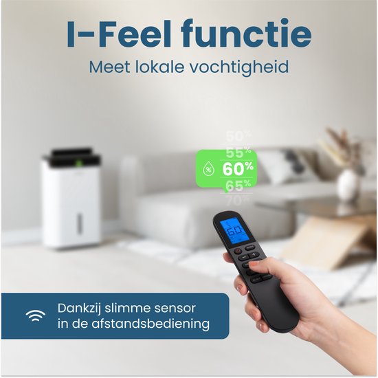 Auronic Luftentfeuchter und Luftreiniger - Better Plus Serie - Entfeuchtet 30L pro Tag - 5L Wassertank - Schlafzimmer, Badezimmer, Wohnzimmer und Büro - Feuchtigkeitsfresser für den Haushalt - Weiß