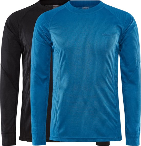 Craft - Core 2er-Pack Baselayer - Thermoshirt - Schwarz/Weiß - Männer - L