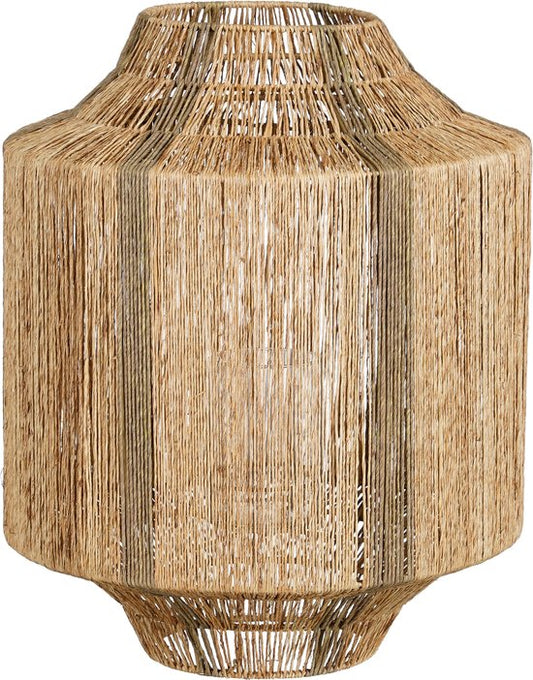 Mica Decorations Liliano Laterne - H51 x Ø40 cm - Jute - Dunkelgrün