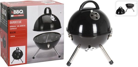 Van der Meulen Kugelgrill - 32 cm schwarz BBQ