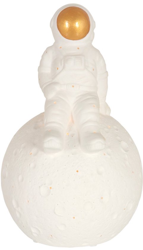 Anne Lighting Tischlampe Jazz – weiß – Keramik – 13 cm – E14-Fassung – 3108W