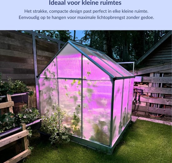 a sunny day LED Wachstumslicht - Wachstumslampe - Vollspektrum - grow & bloom - Wachstumslicht - Wachstumslampe Vollspektrum - 45 Watt - 30 x 30 cm - 225 LEDs