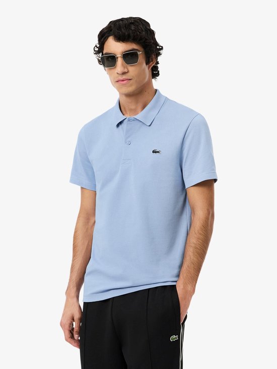 Lacoste Poloshirt, atmungsaktiv, hellblau – Größe L – Herren