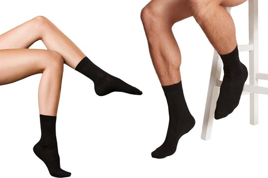 Bamboo Elements – Bambus-Socken für Herren – Socken für Damen – 12 Paar – 39–42 – Mode – Lange Socken – Herrensocken – Damensocken – Schweißhemmend – Langlebig