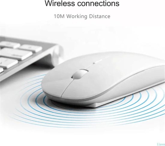 Kabellose Bluetooth-Maus für Laptop, PC und Mac - Silent Click