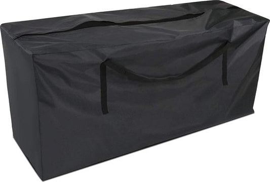 Gartenkissentasche - Schwarz - 173 x 76 x 51 cm - Aufbewahrungstasche für Gartenmöbelkissen - Gartenstuhlkissentasche - Gartenset Kissen Aufbewahrungstasche