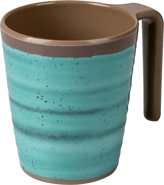 Bo-Camp - Becher - Halo - L - Melamin - 4 Stück - Aqua