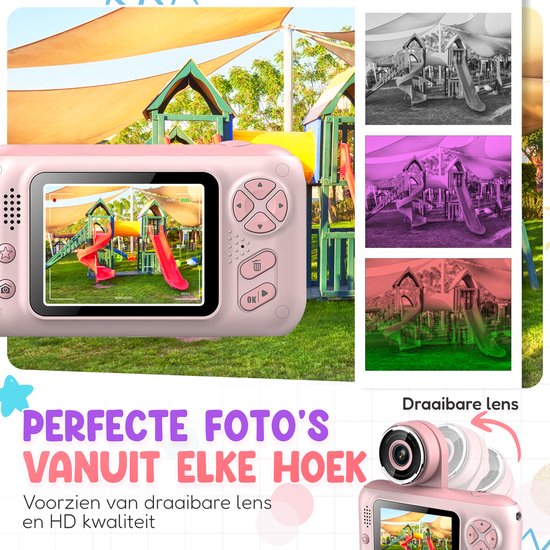 K&L Digitale Kinderkamera Kinder - Kinder Vlog Kamera - Kinderkameras Digital - Kameras Kinder - Kinderkamera