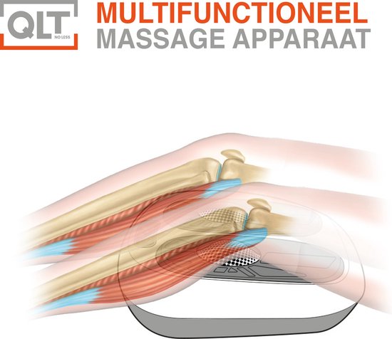 QLT VibroPulse Pro Bein- und Fußmassagegerät - 10 Programme - 20 Geschwindigkeiten