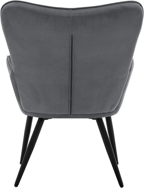 WOLTU Wing Chair, Modern, Relaxsessel, Fernsehsessel, Bequem, Lesesessel, Wohnzimmer, Sessel, Liegesessel, Metallbeine, Sessel