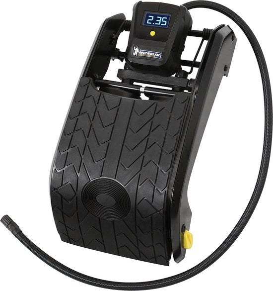 Michelin Doppelfußpumpe mit digitalem Manometer - 7 bar