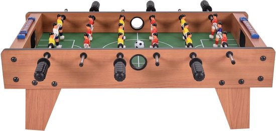 Tischfußballspiel - 68,58cm - Braun - 16-teilig - Tischfußball