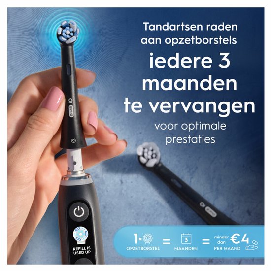 Oral-B Bürstenköpfe iO Ultimate Clean Schwarz - 6 Stück