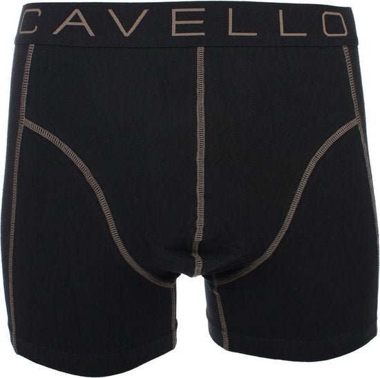 Cavello - 2er-Pack Boxershorts Schwarz / Pepita Print - S