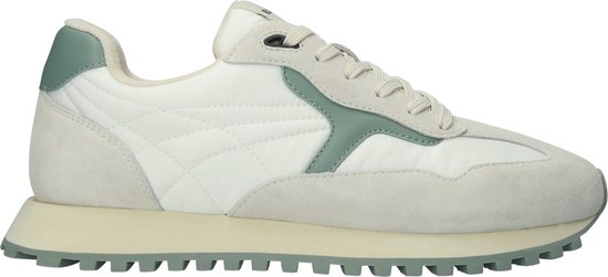 Blackstone SCORIA LEGEND - DG532 Weiß Grün Umwelt - Runner Sneaker - Herren - Off white - Größe: 44