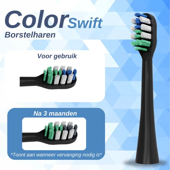 VAIVE Zahnbürste Bürstenkopf Set - 6 Stück - Sonic Wave Precision X8900
