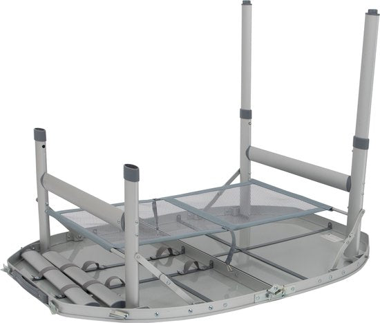 Bo-Camp - Tisch - Premium - Oval - Koffermodell - 100x70 cm