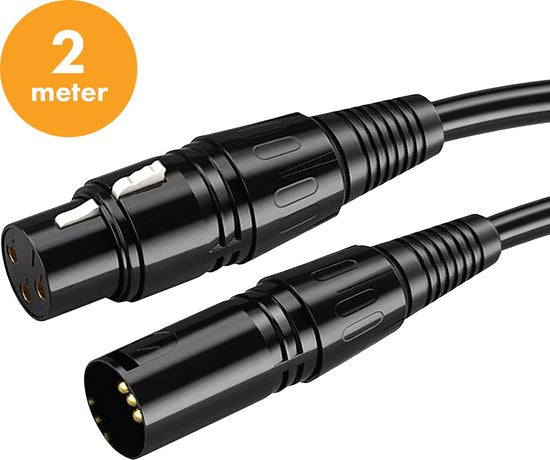Drivv. Premium XLR Kabel - Mikrofonkabel - Stecker auf Buchse 3 pin - 2 Meter