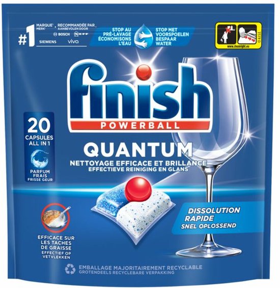 Finish Quantum Geschirrspültabletten Regular 20 Stück