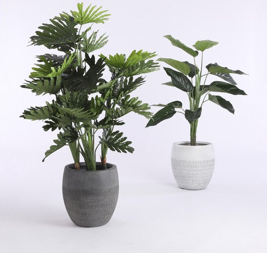 Mica Decorations Philodendron Künstliche Pflanze - H120 x Ø80 cm - Grün