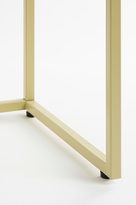 Mica Decorations Clifton Aufbewahrungsschrank mit Türen - L38 x B35 x H90 cm - Metall - Beige