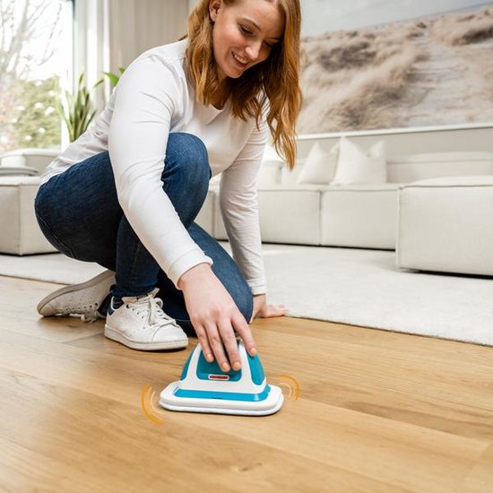 Livington MultiScrubber Elektro-Scheuergerät – Akku-Mopp zum mühelosen Wischen, Schrubben und Polieren – 2-in-1-Wischsystem als Handschrubber und Bodenwischer – Mail-Order-Edition