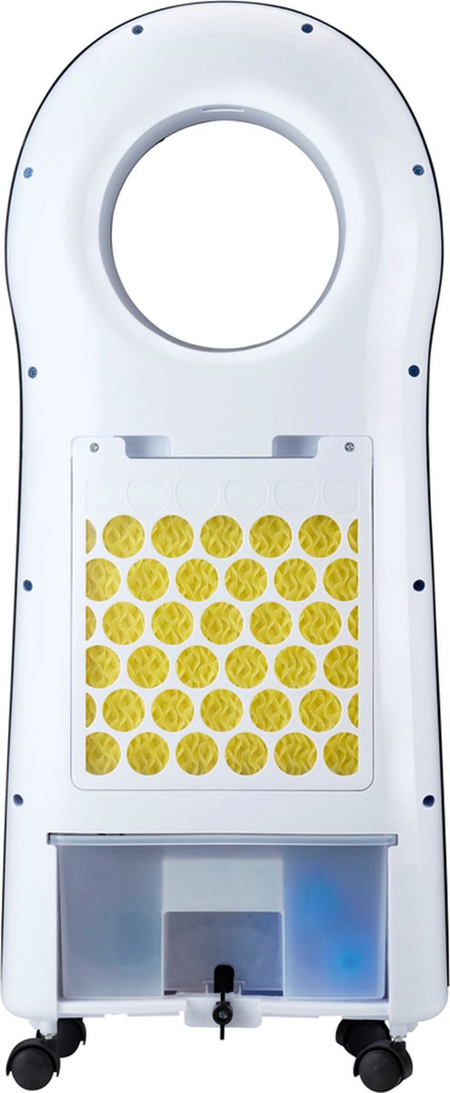 Lifetime Air Luftkühler - 55dB - 3.5L - 110 W - Inkl. Fernbedienung & Kühlelemente 32 x 23.50 x 76.50cm - Weiß