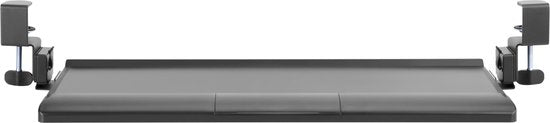 Tastaturablage unter dem Schreibtisch - Tastaturhalter - Tastaturablage - Tastatur unter dem Schreibtisch - Tastaturablage - ergonomisches Sitzen - höhenverstellbar und ausziehbar