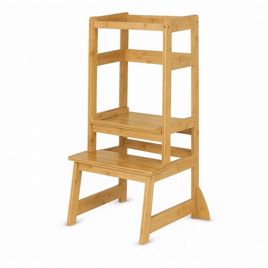 Oemmie Lernturm - Lernturm - Montessori Lernturm - Lernturm Kitchen Aid - Lernturm - Step up - Kindertreppe - Braun
