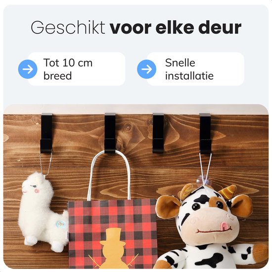 S Türhaken - Garderobenständer Edelstahl - 10 Stück - Haken - Garderobenständer - Kleiderbügel - Aufhängen - Aufhängen - Haken - Tür - Haken - Aufhänger - Über Tür - Handtuch Küche - Badezimmer - Aufhängen - Industriell - Metall - Kleidung - Haken - Schwa